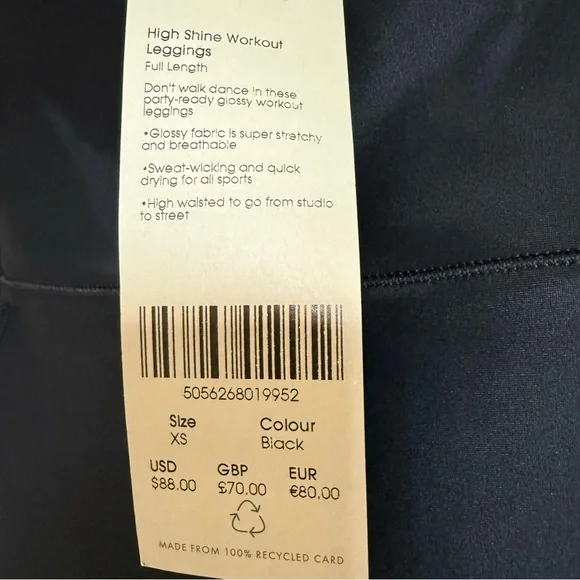 Sweaty Betty High Shine Workout Leggings - Picture 4 of 7